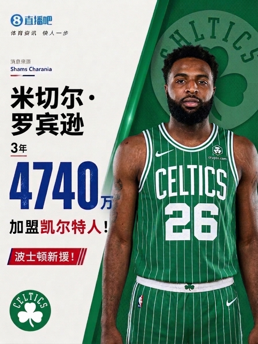 自由市场次日：湖人四笔签约获凯斯勒，斯玛特加盟火箭