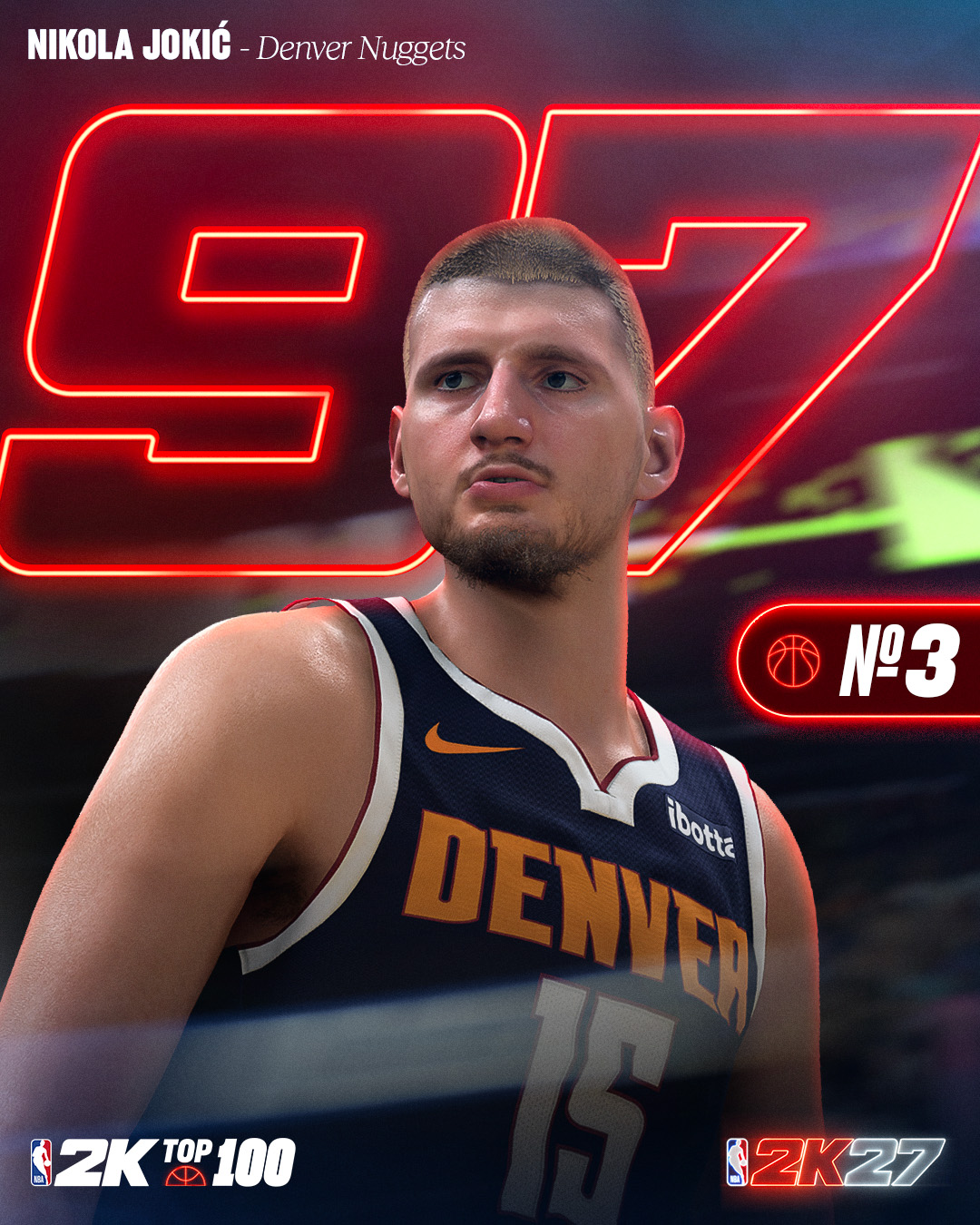 2K27能力值前十:SGA/文班/约基奇97并列榜首,东契奇/布伦森96 2K27能力值前十:SGA/文班/约基奇97并列榜首,东契奇/布伦森96